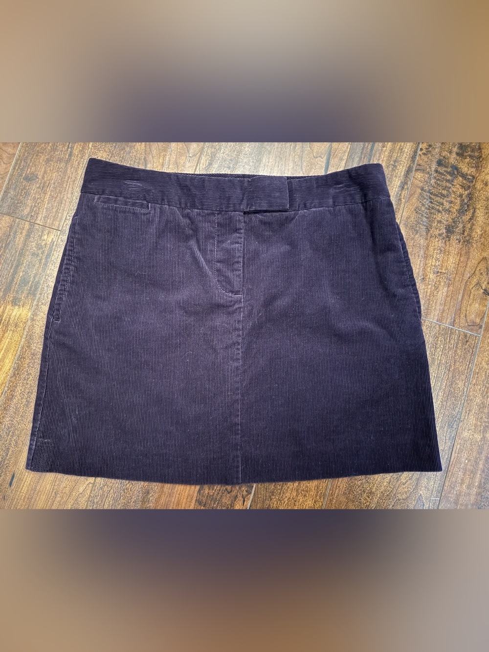 J.Crew purple corduroy mini skirt Size 6